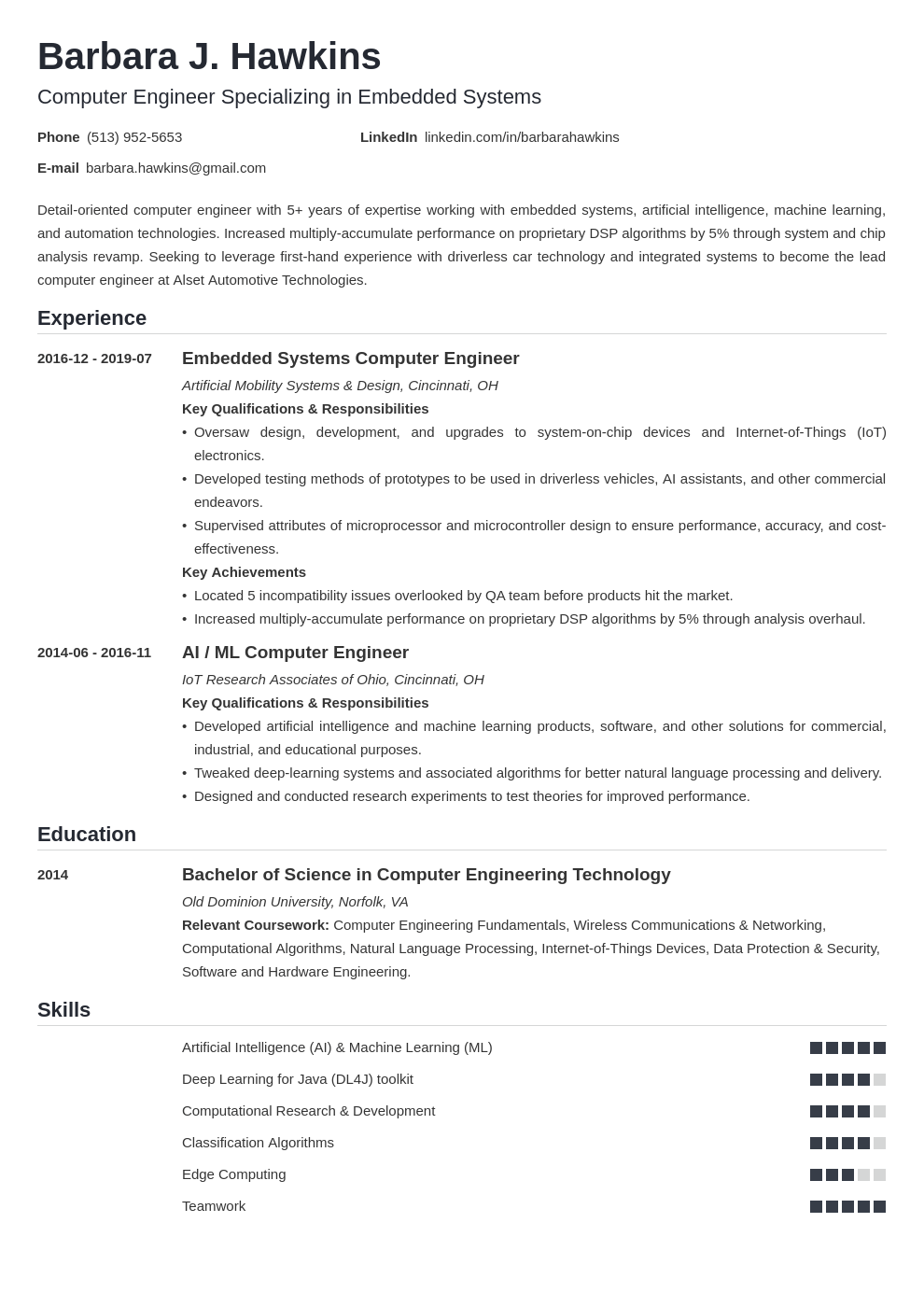 computer engineering resume example template nanica