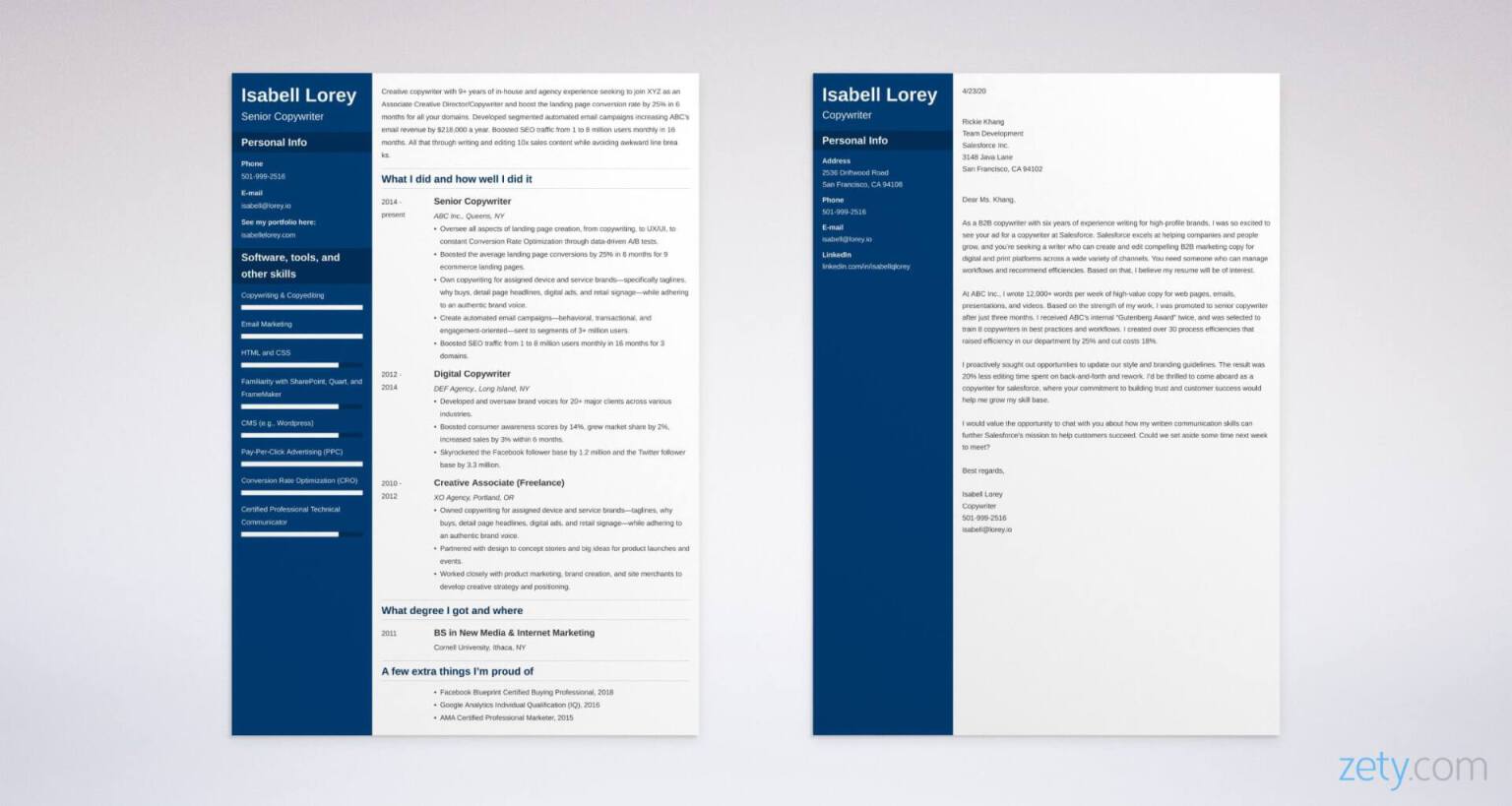 Copywriter Cover Letter Examples Writing Guide