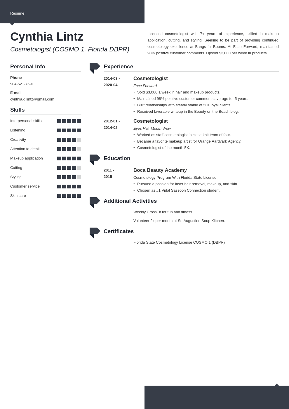 cosmetology resume example template modern