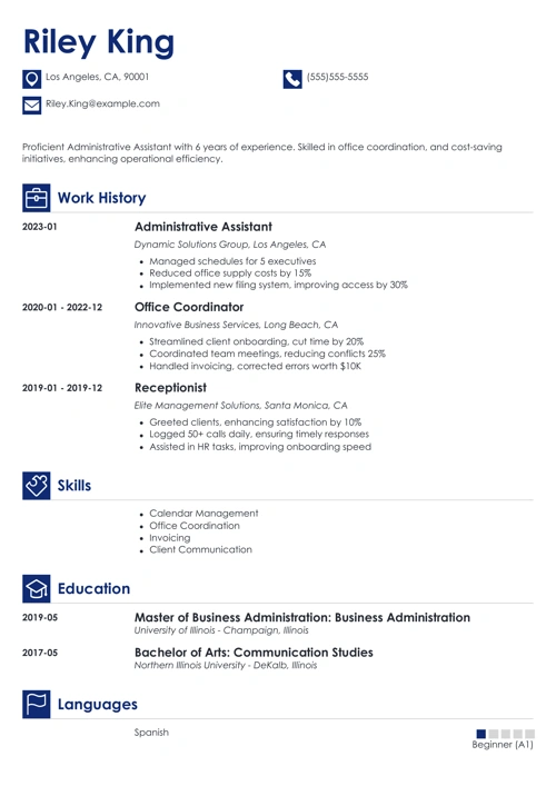 sample cover letter example