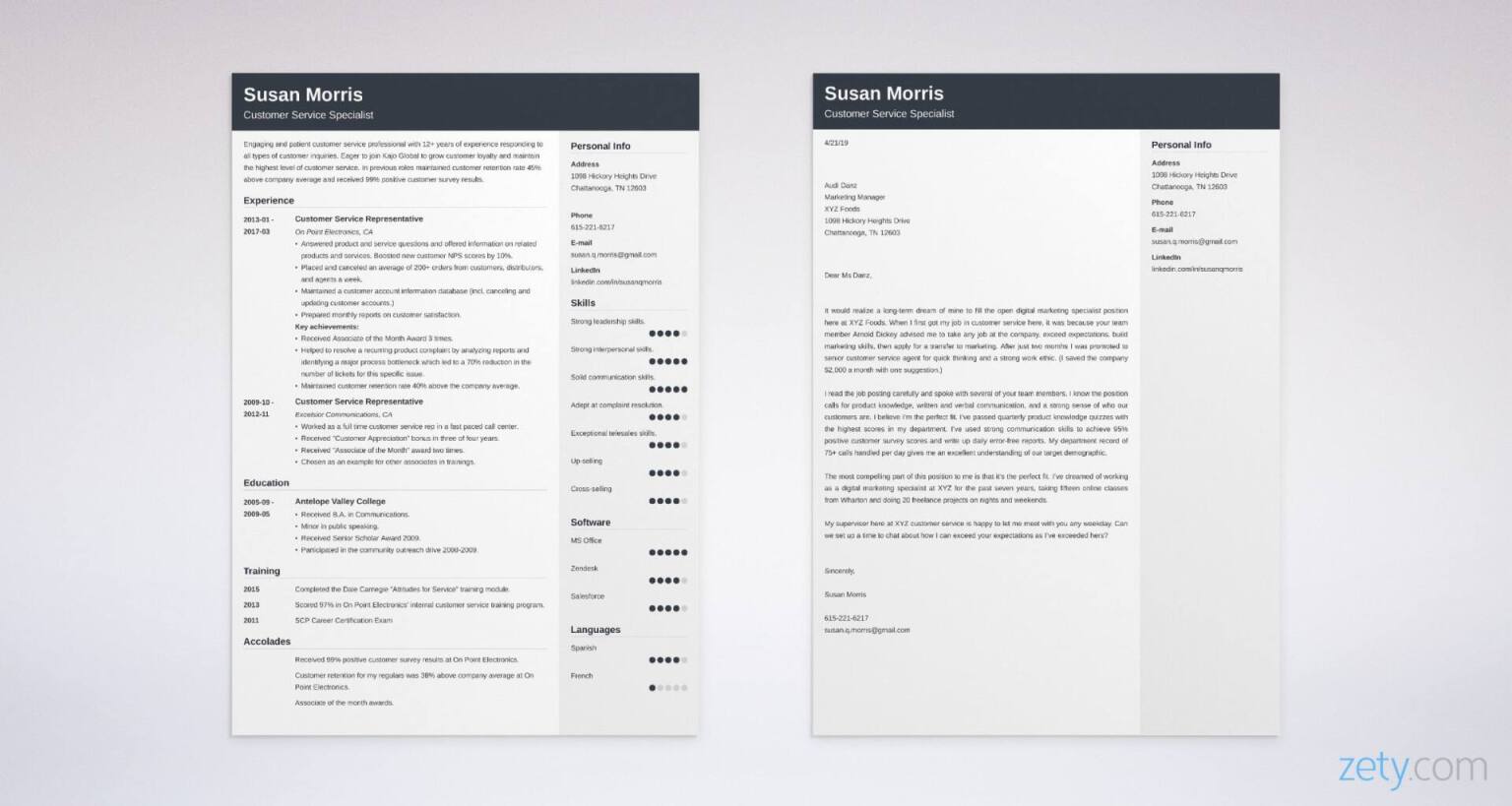 Internal Promotion Resume Template from cdn-images.zety.com