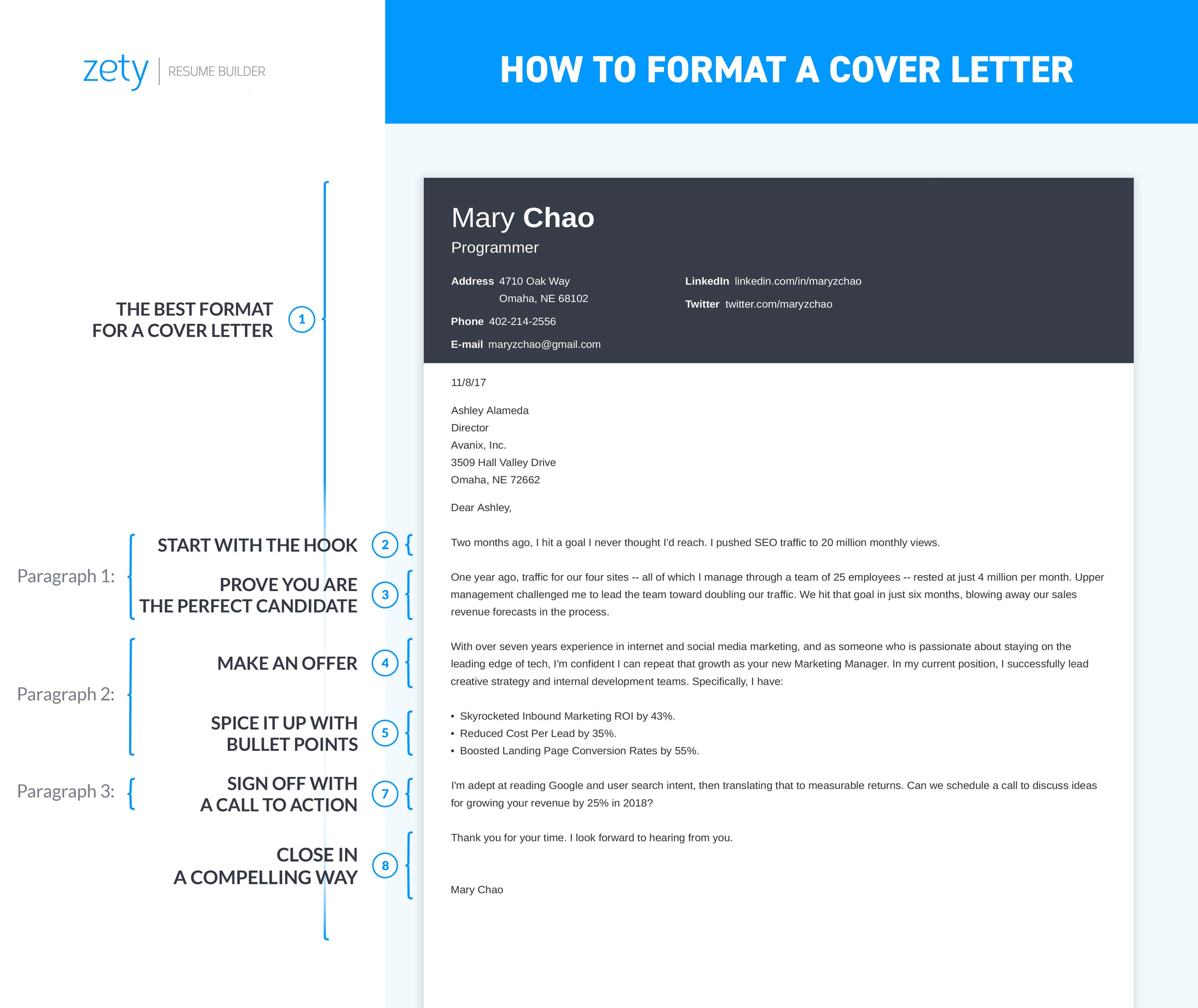 proper paper size for application letter