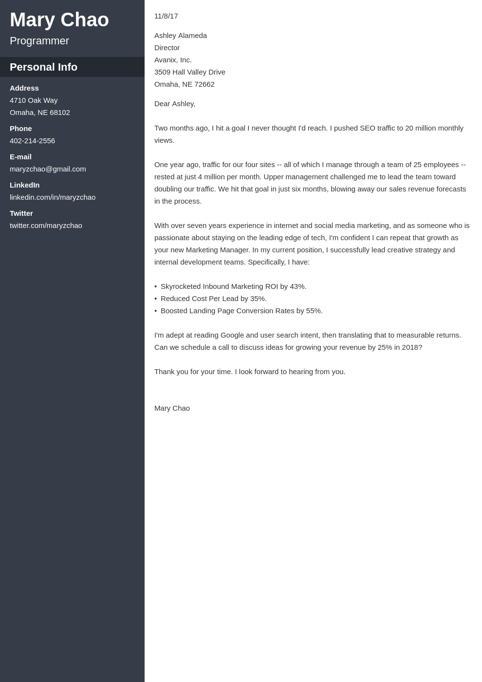 How To Format A Cover Letter Examples For
