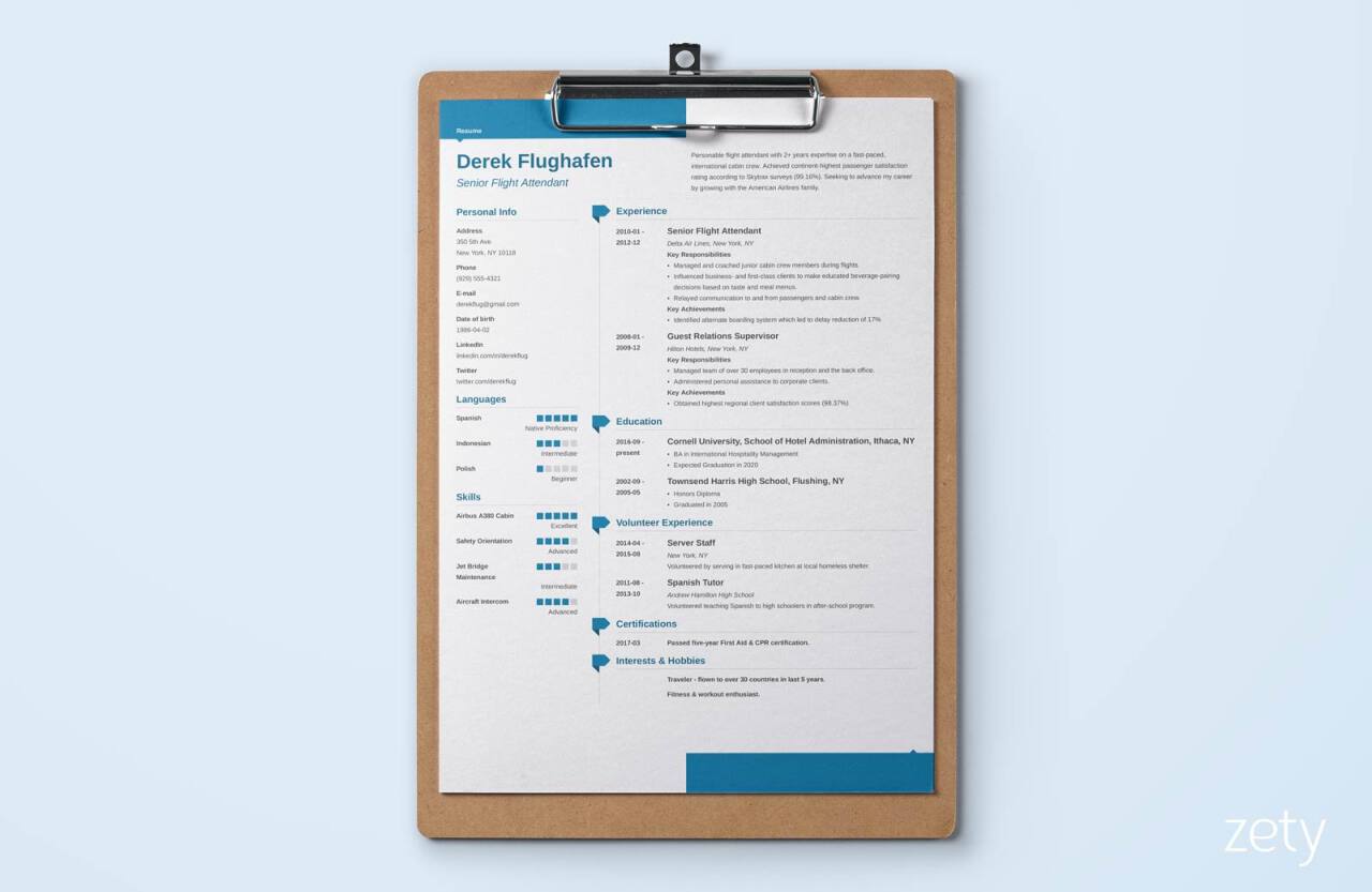Creative Resume Template Word from cdn-images.zety.com