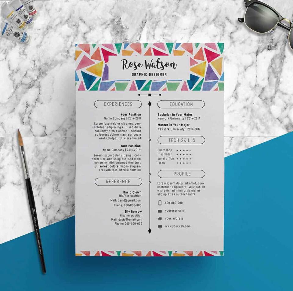 creative resume templates pdf free