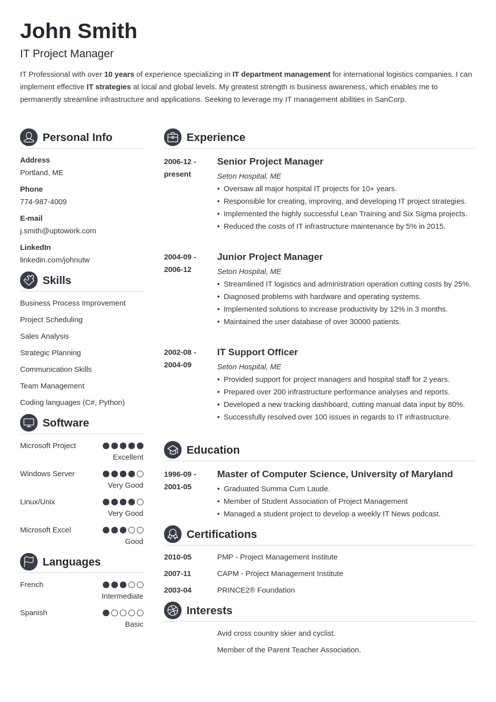 blank resume to print off