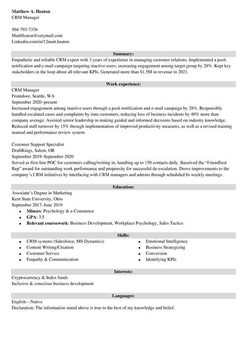 crm resume exampleety.com/pages/crm_resume_example_zety_us_1.jpg