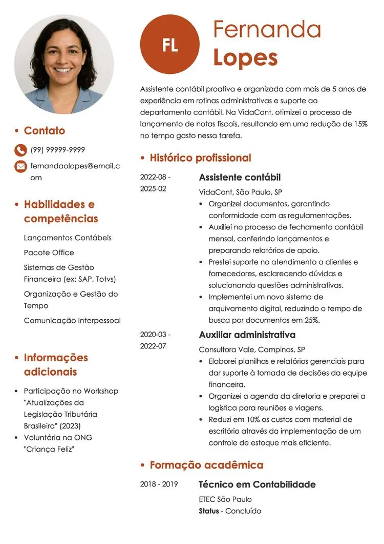template de currículo da Zety disponível online
