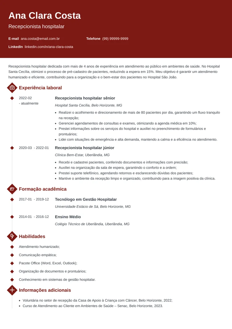Engineering Resume example by zety