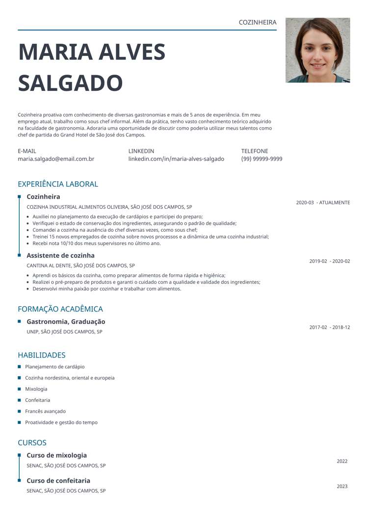 Curriculum vitae básico Classic