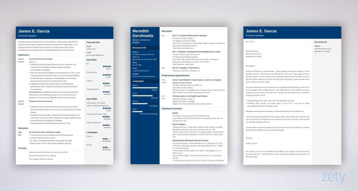 differences between cv and cover letter