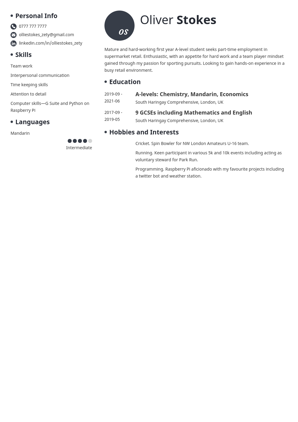 How to Write a CV for a 30-Year-Old [Template for First CV]