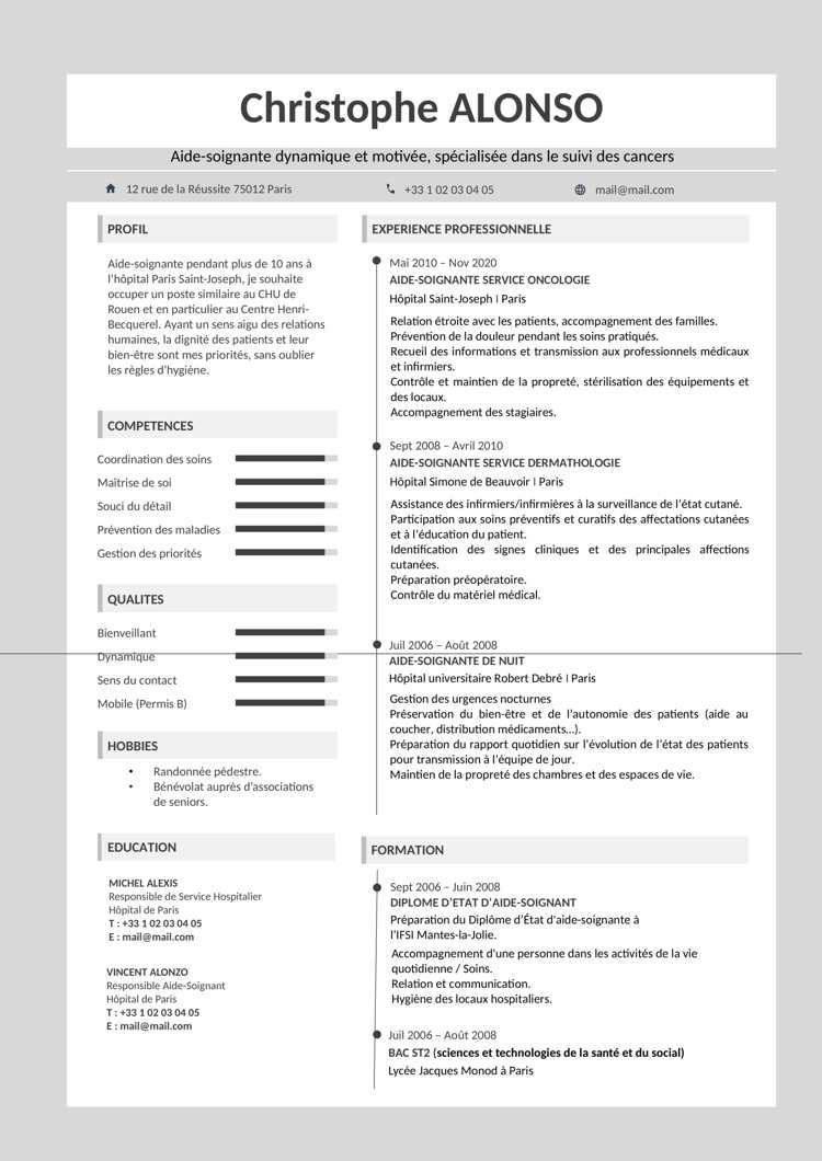 CV gratuit