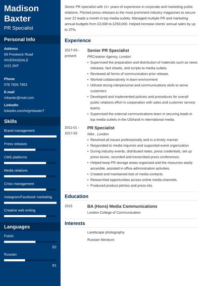 How To Write A CV Personal Statement Examples