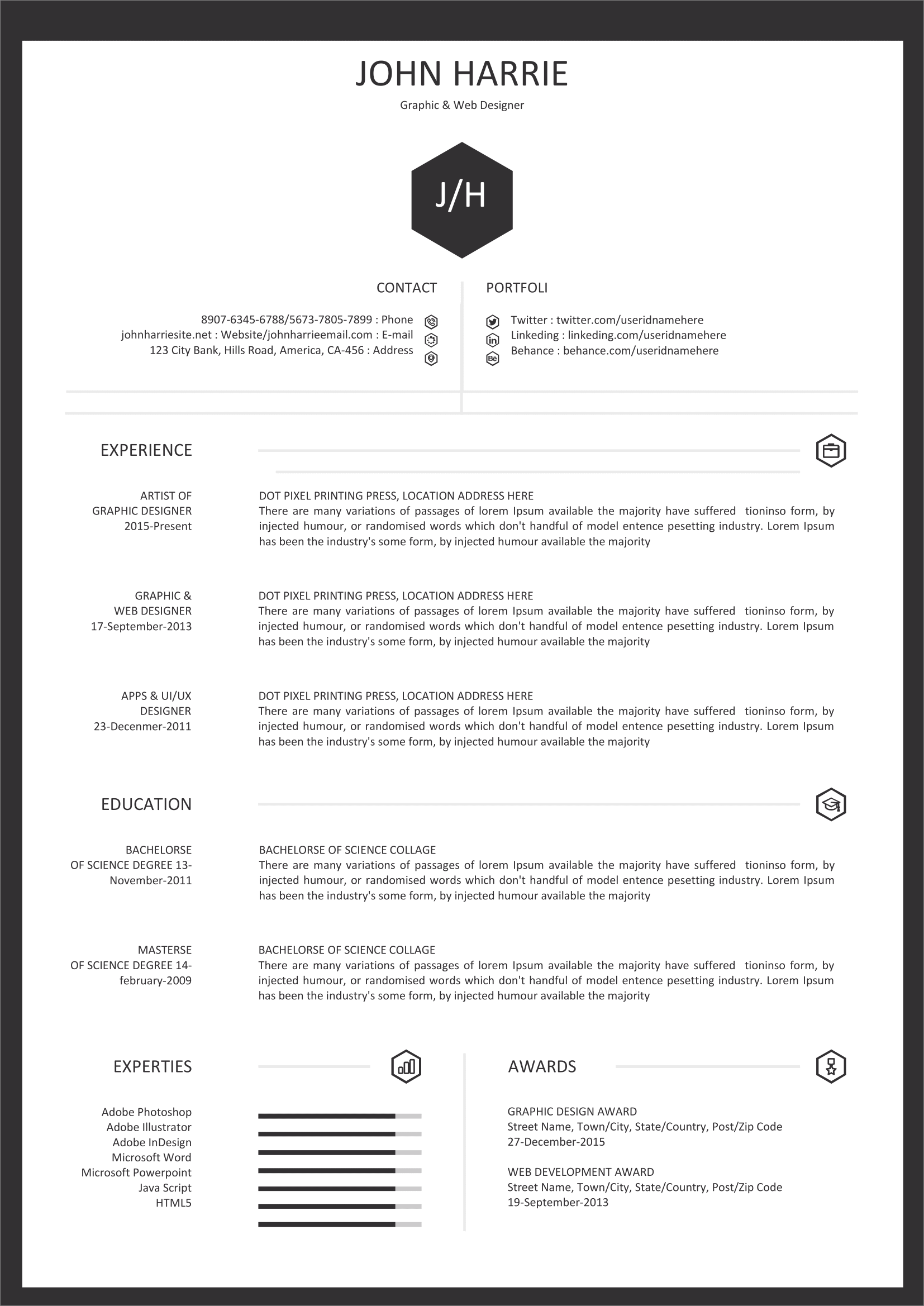 download-cv-template-free-pulp