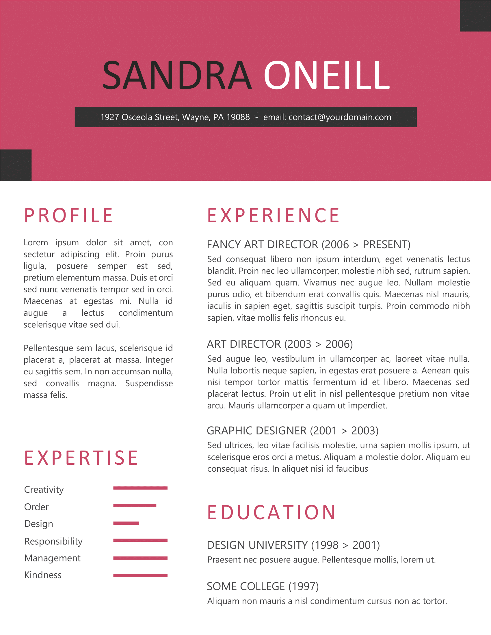 CV template word download CV template