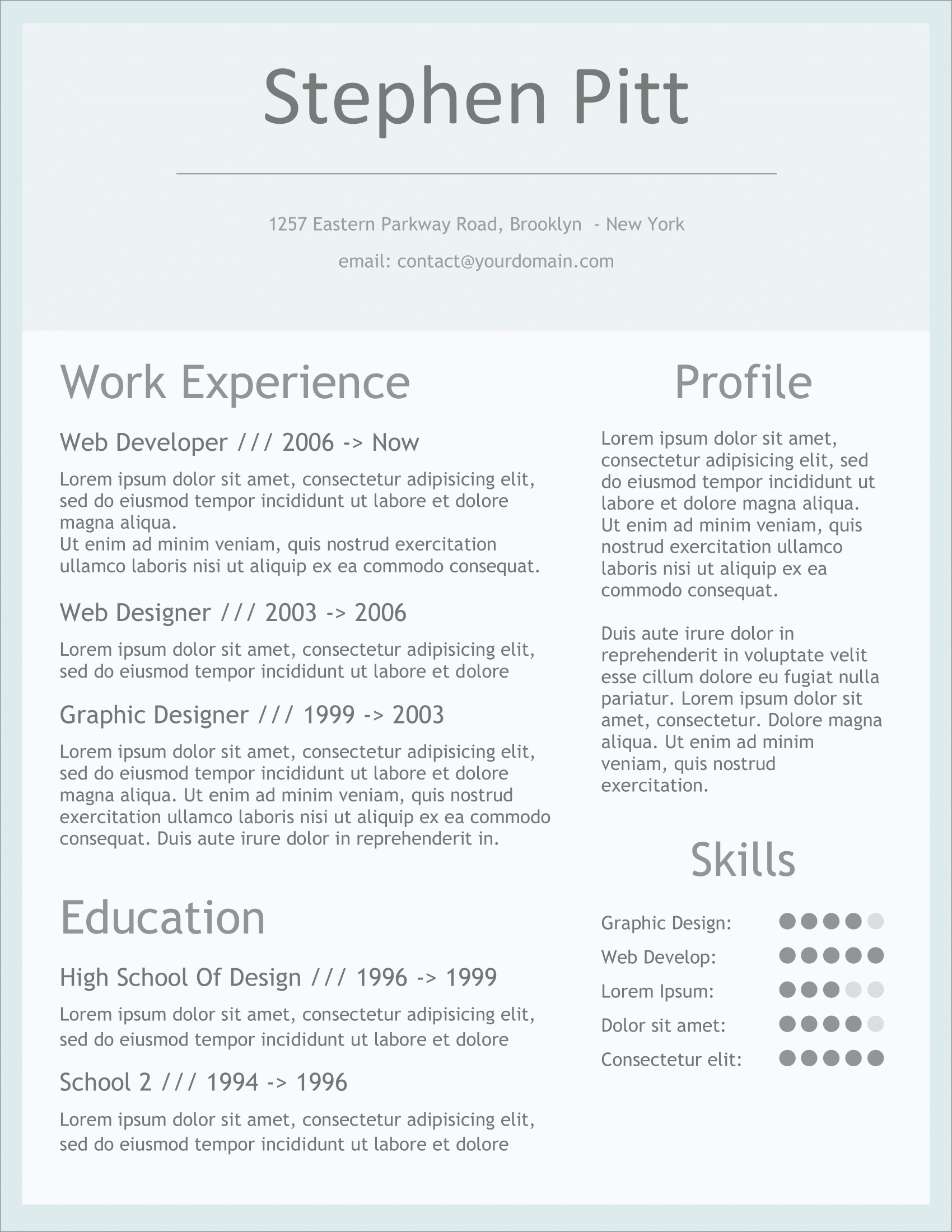 20-free-cv-templates-for-the-uk-to-download-word-pdf-riset