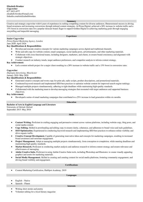 10 Best CV Templates for Word to Download Now [2024]