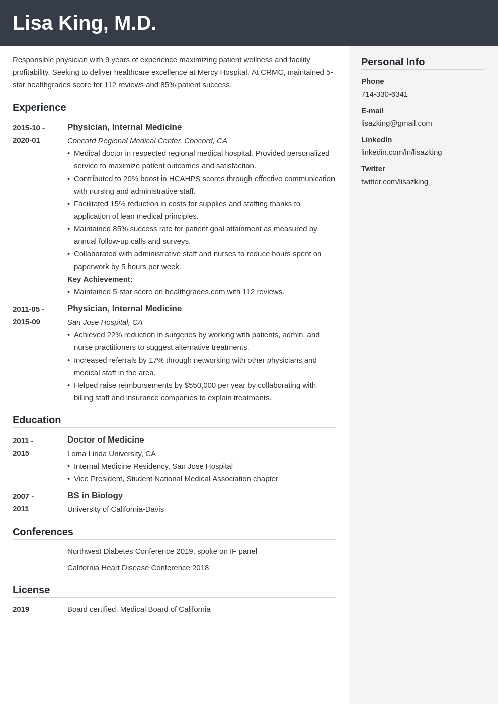 doctor resume example template cubic