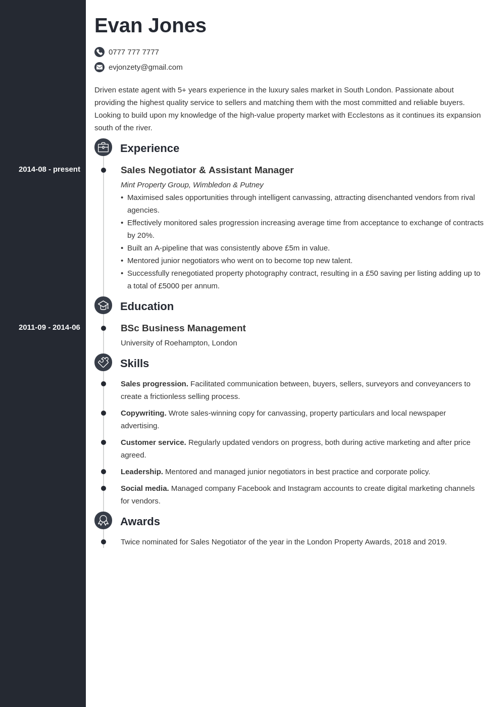 cv template download word document