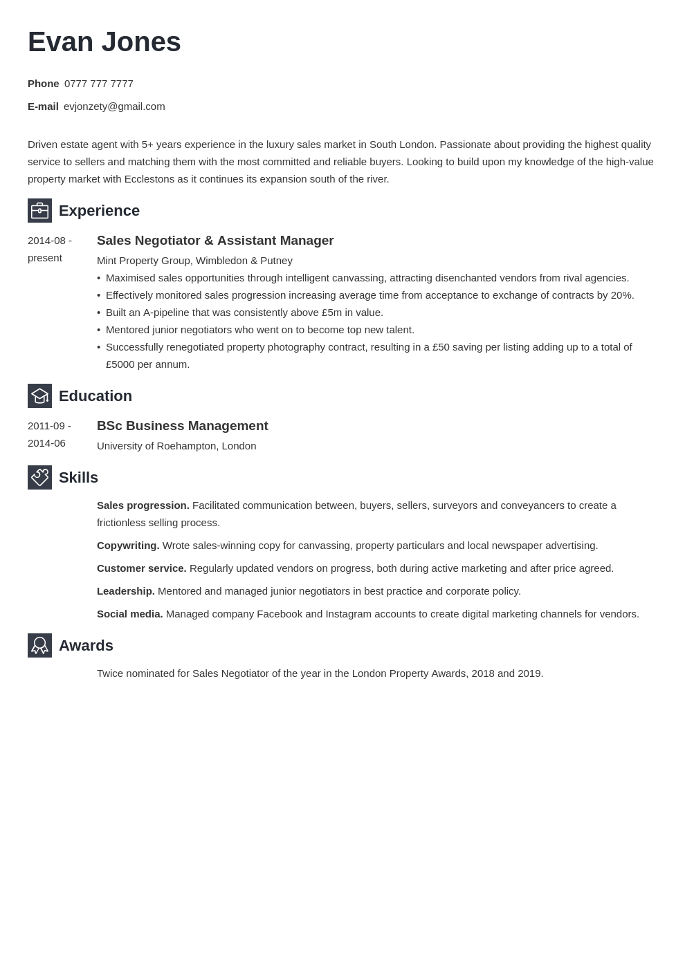 cv template downloads word