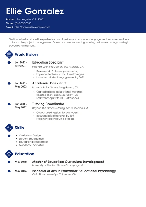 sample cover letter example