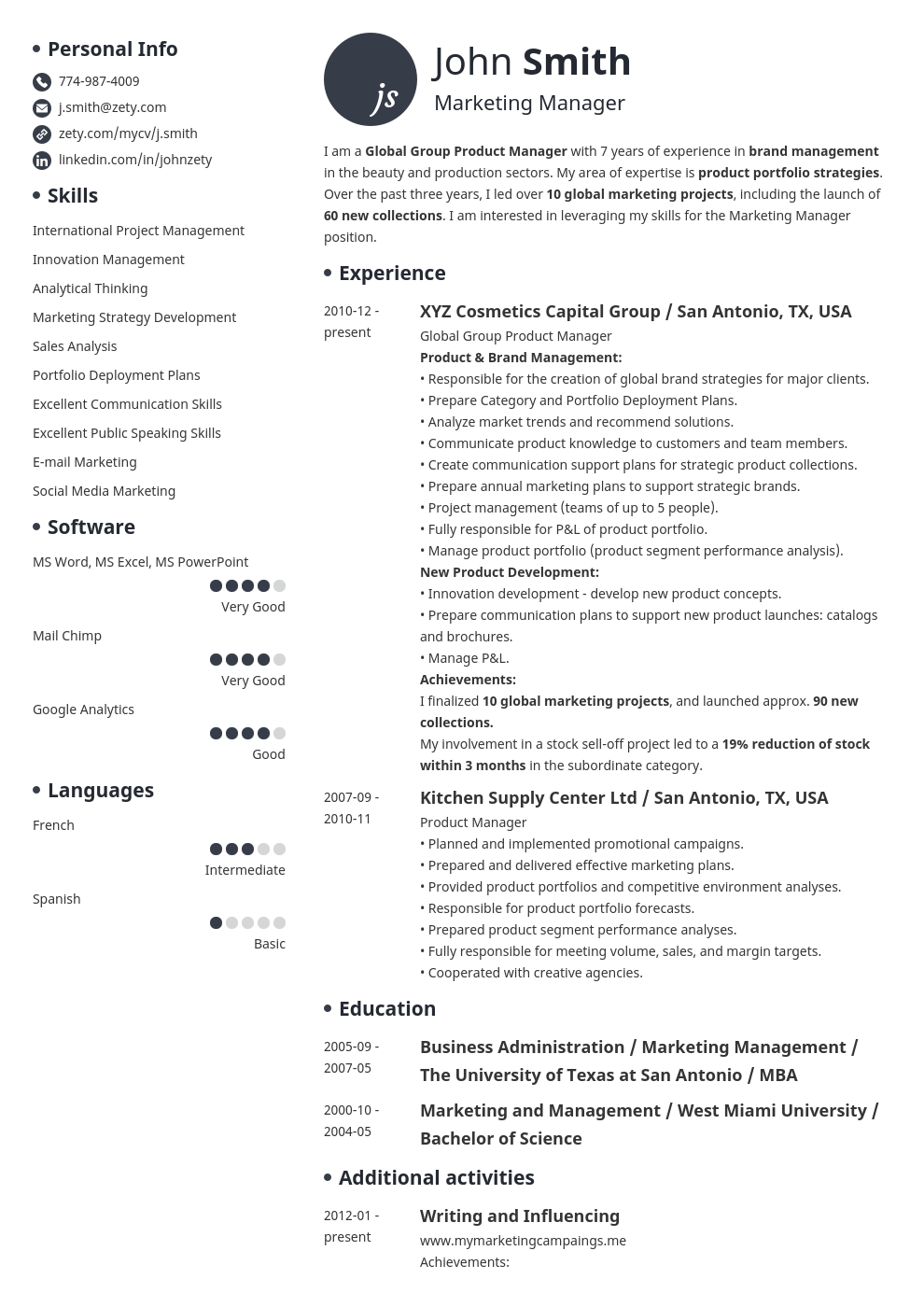 How To Put Education In Resume Sample