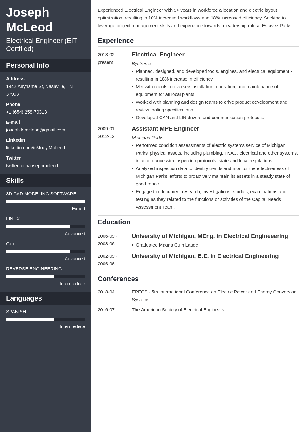 electrical engineering resume example template cascade