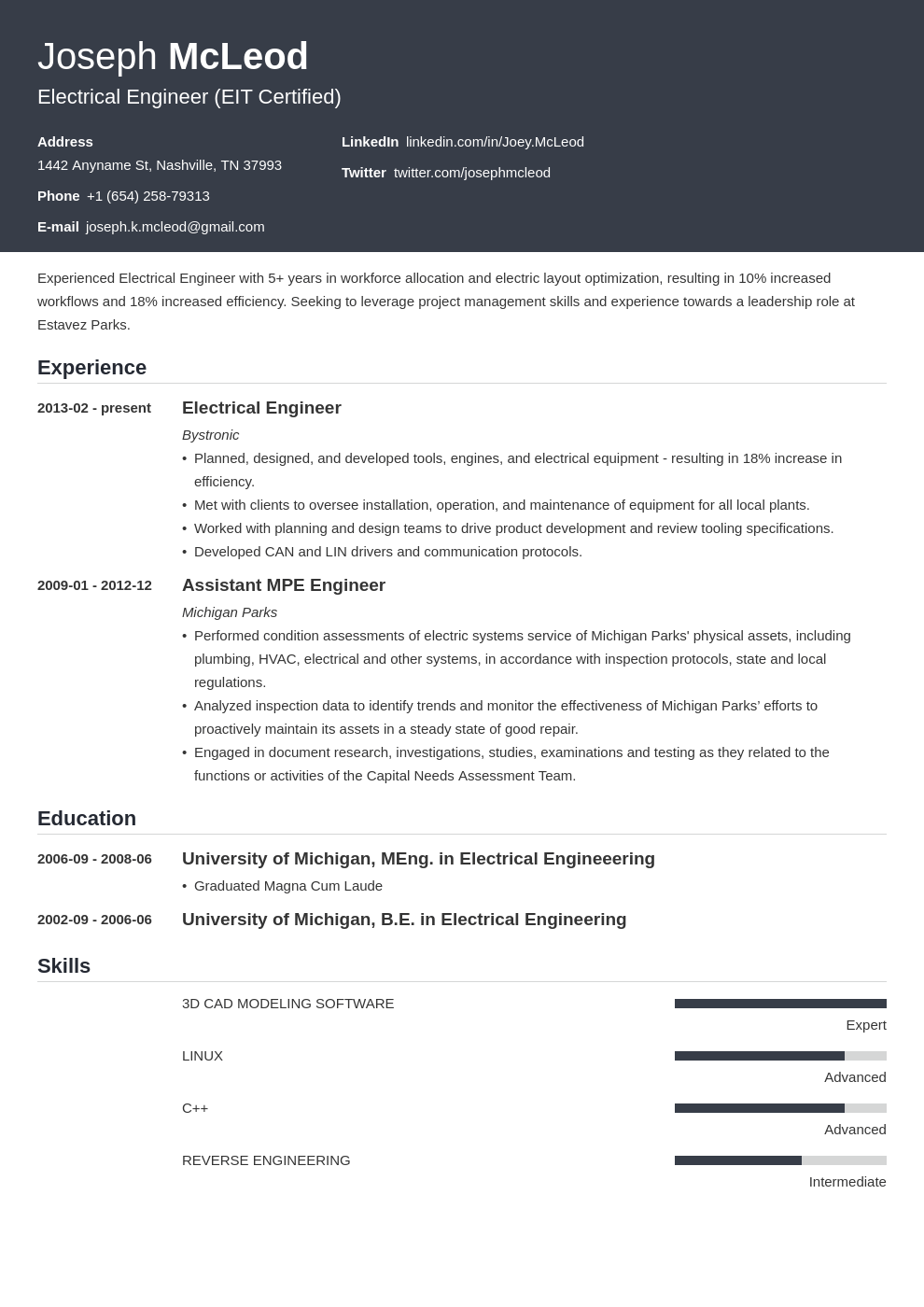 electrical engineering resume example template influx
