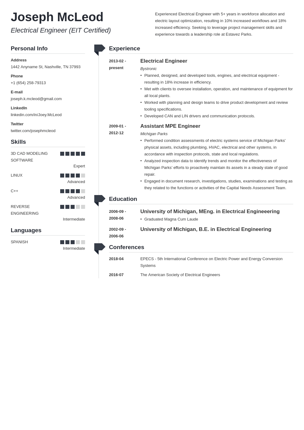 electrical engineering resume example template muse
