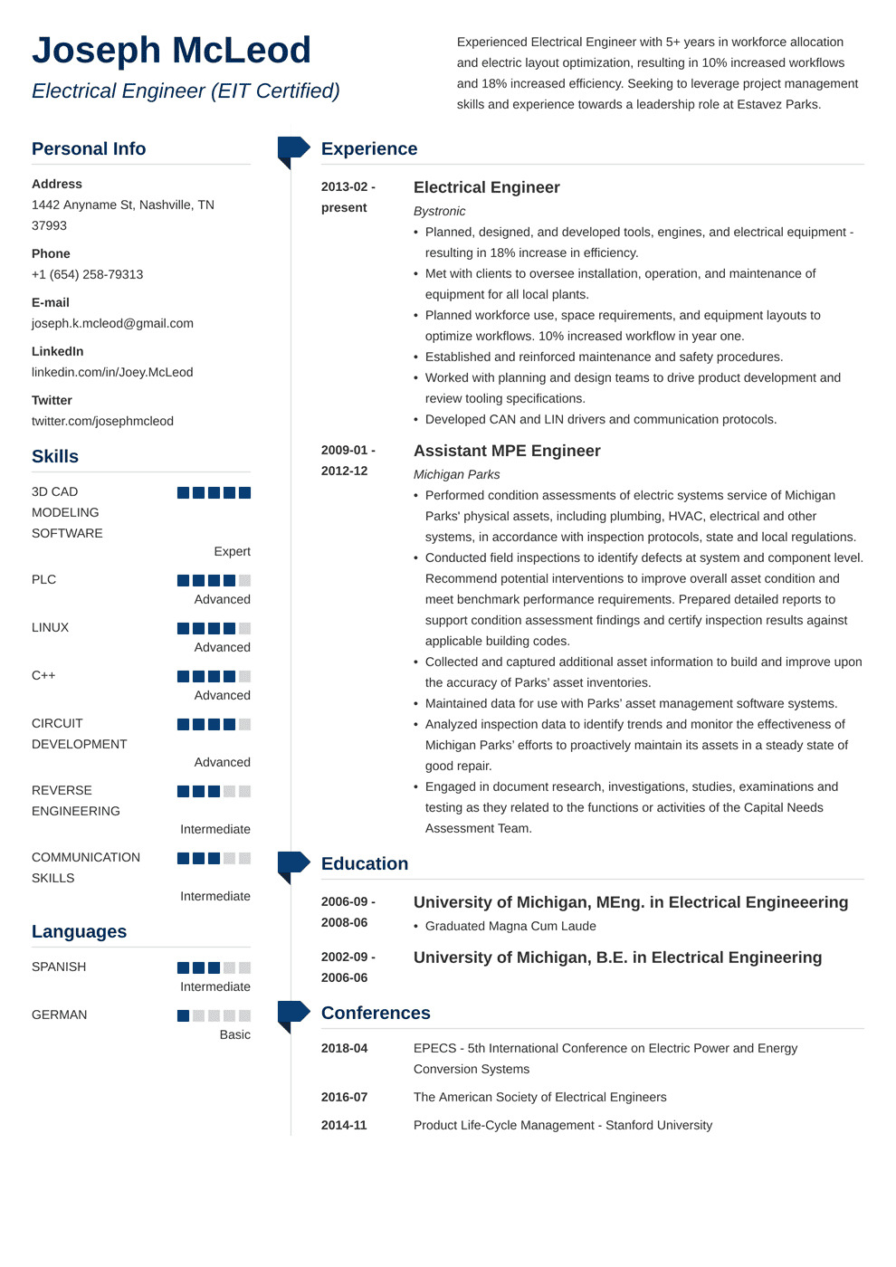 Electrical Engineering Resume: Template for an Engineer Tips