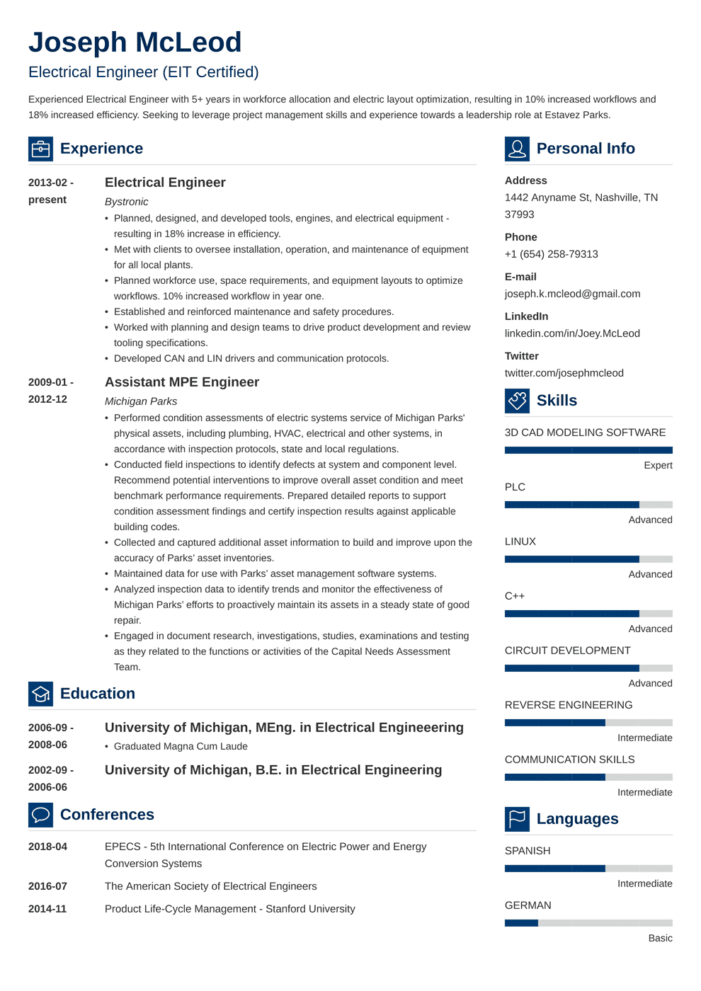 Electrical Engineering Resume: Template for an Engineer Tips