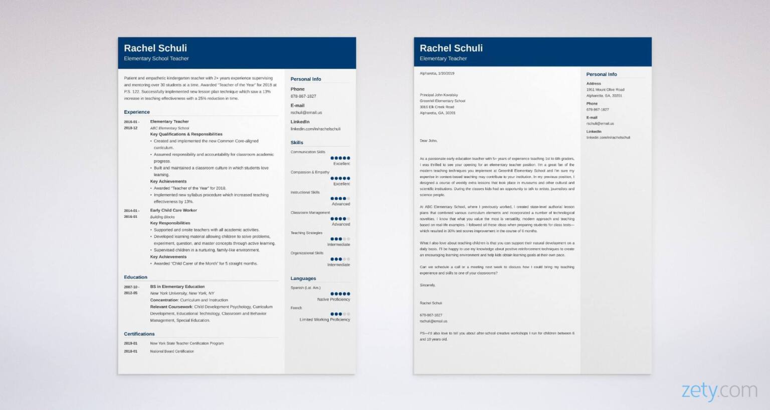 Cover Letter Example For Teachers For Your Needs Letter Template