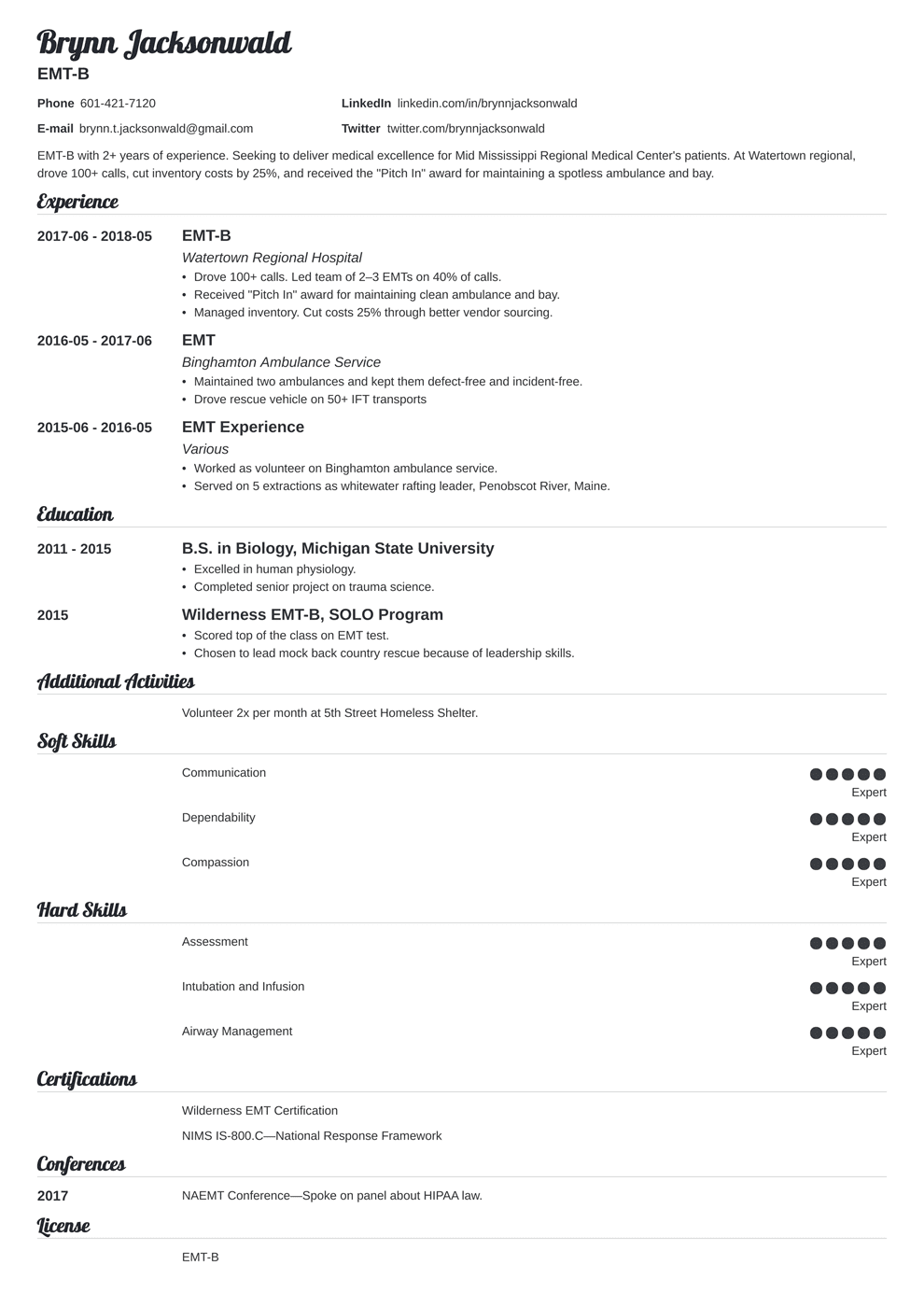 Paramedic Job Description Template PDF Template