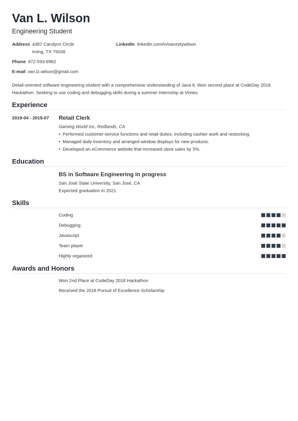 resume-template-for-internship-free-resume-templates