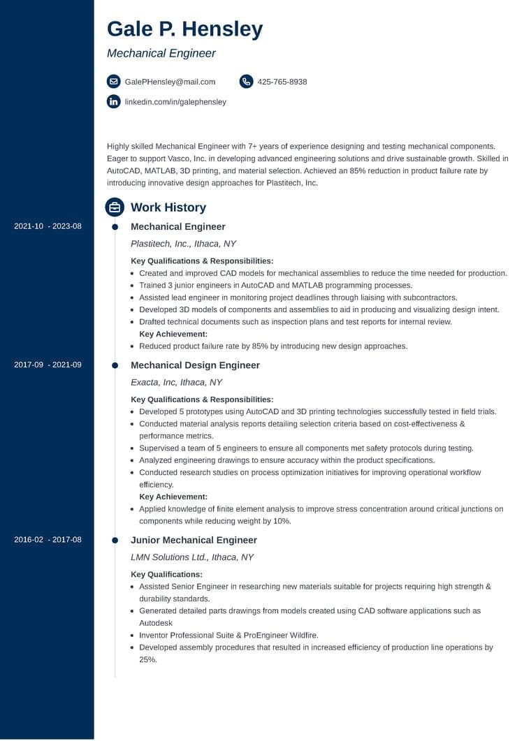 Engineering Resume Examples amp Templates - Engineering Resume Example Zety Us 01 