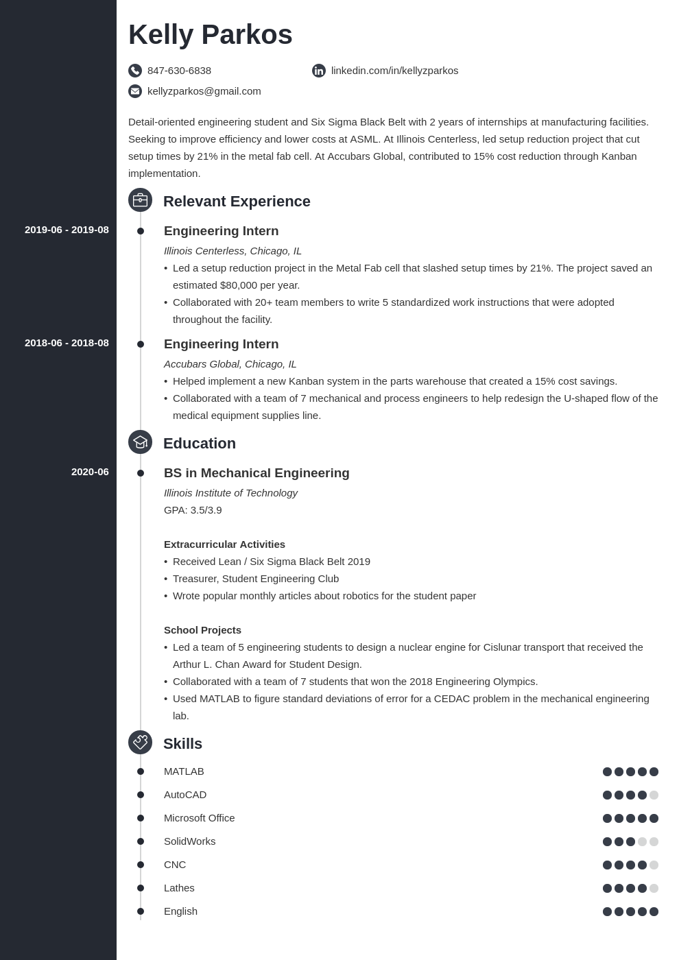 Engineering Student Resume Examples and Guide [10+ Tips]