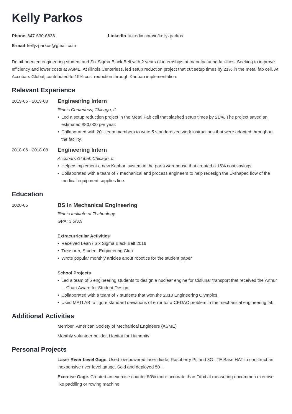 cv-format-for-engineers-mechanical-engineer-resume-example-writing