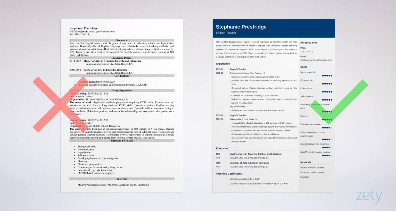 Elementary Teacher Resume Template Word