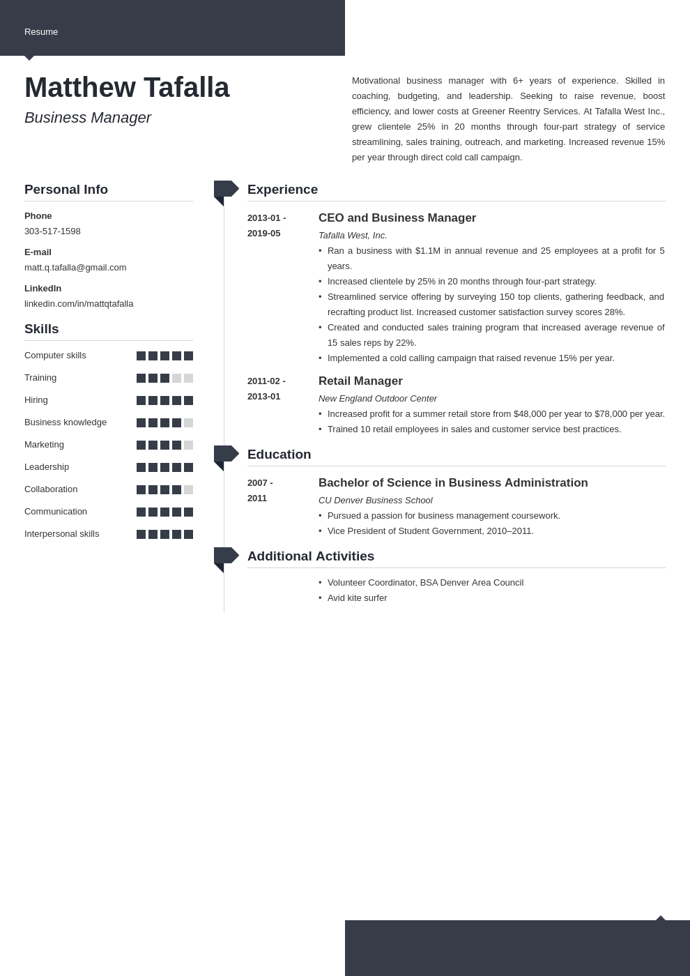 entrepreneur resume example template modern