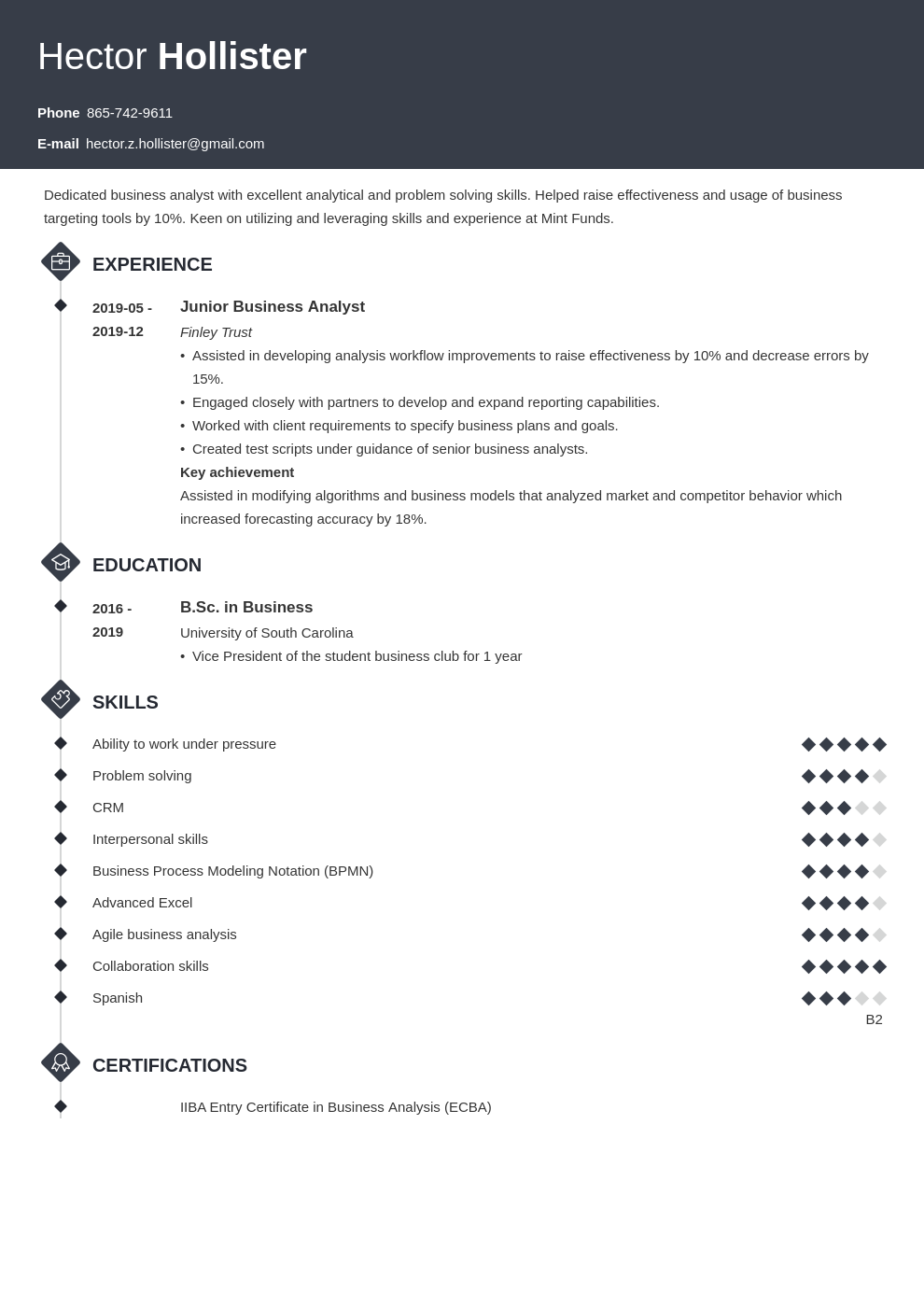 entry-level-business-analyst-resume-examples-guide