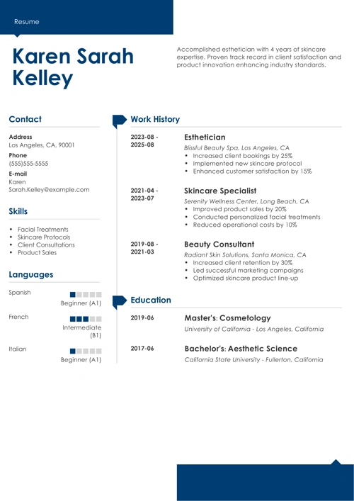 sample resume example