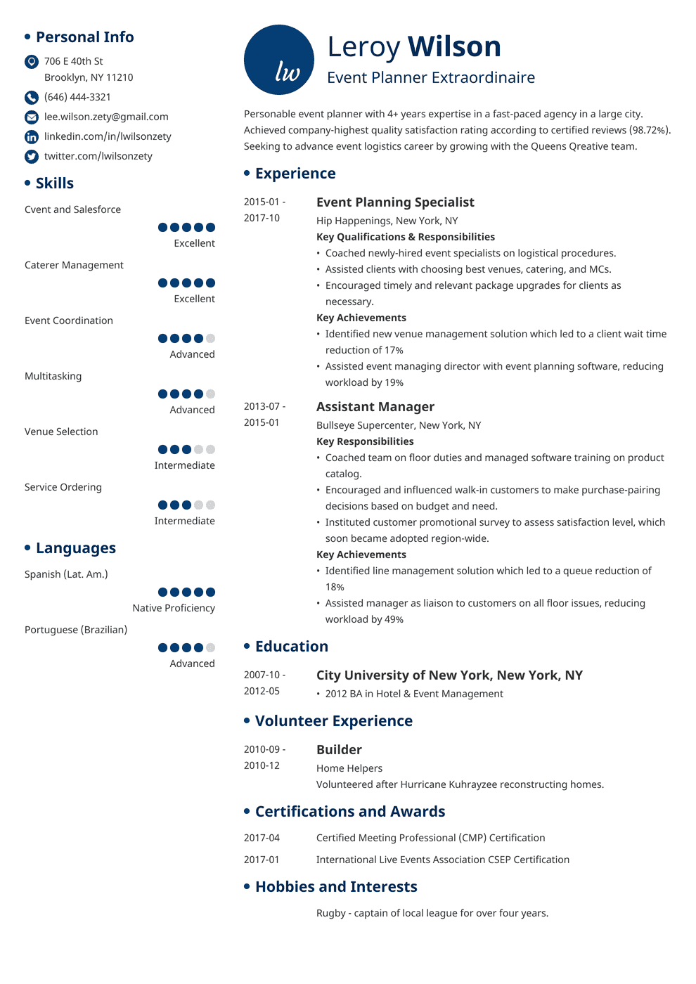 Event Management Job Description Bapion