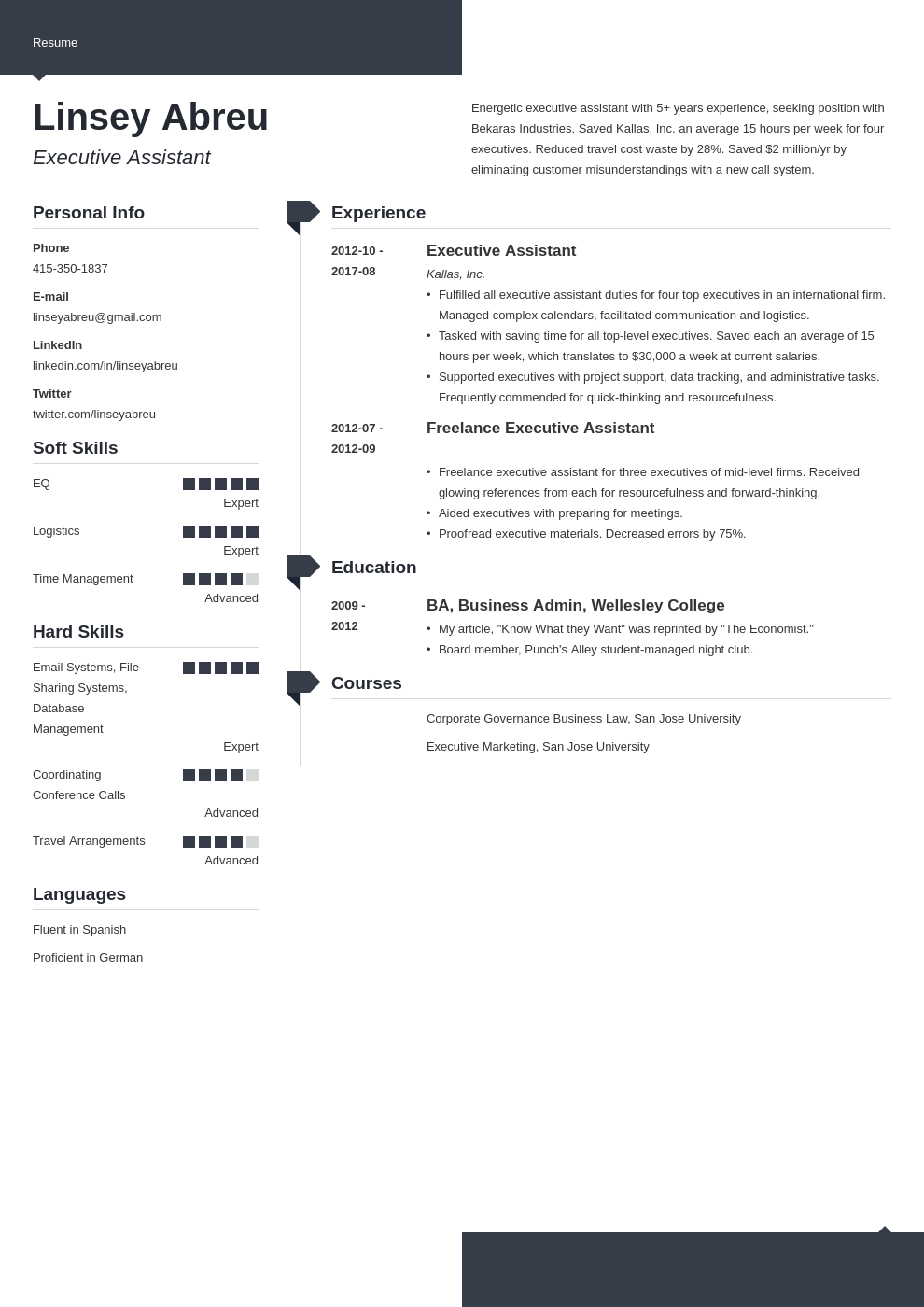 executive assistant resume examples template modern