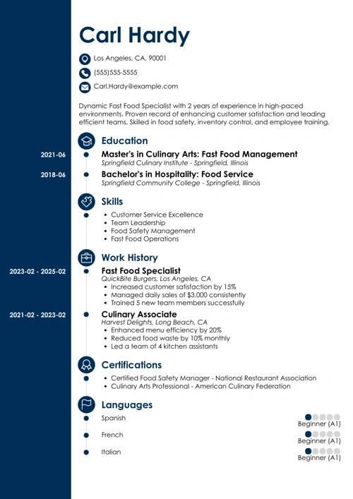 sample resume example