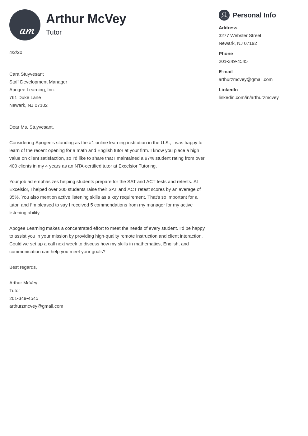 How to Write a Formal Cover Letter: Examples, Format & Guide