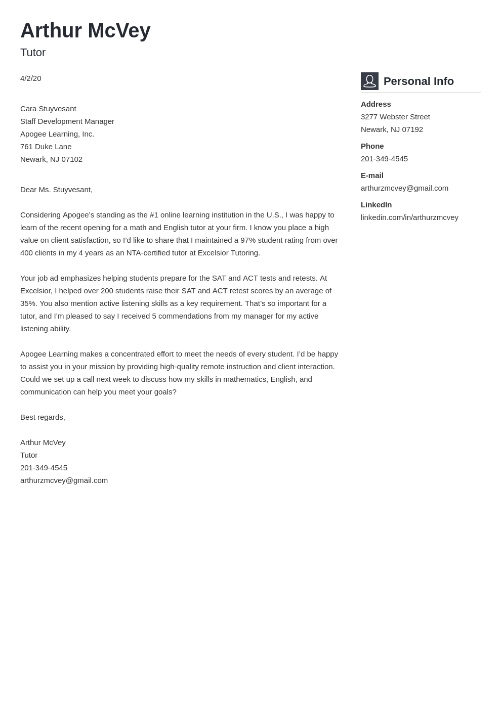 How To Write A Formal Cover Letter Examples Format Guide