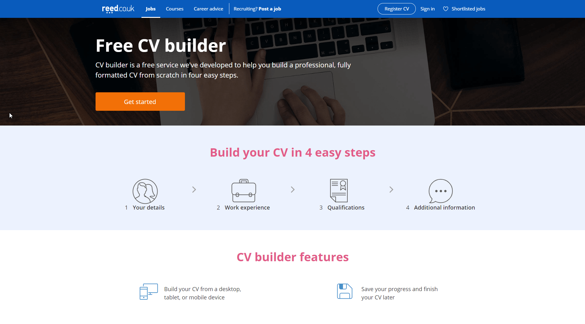 free cv maker template