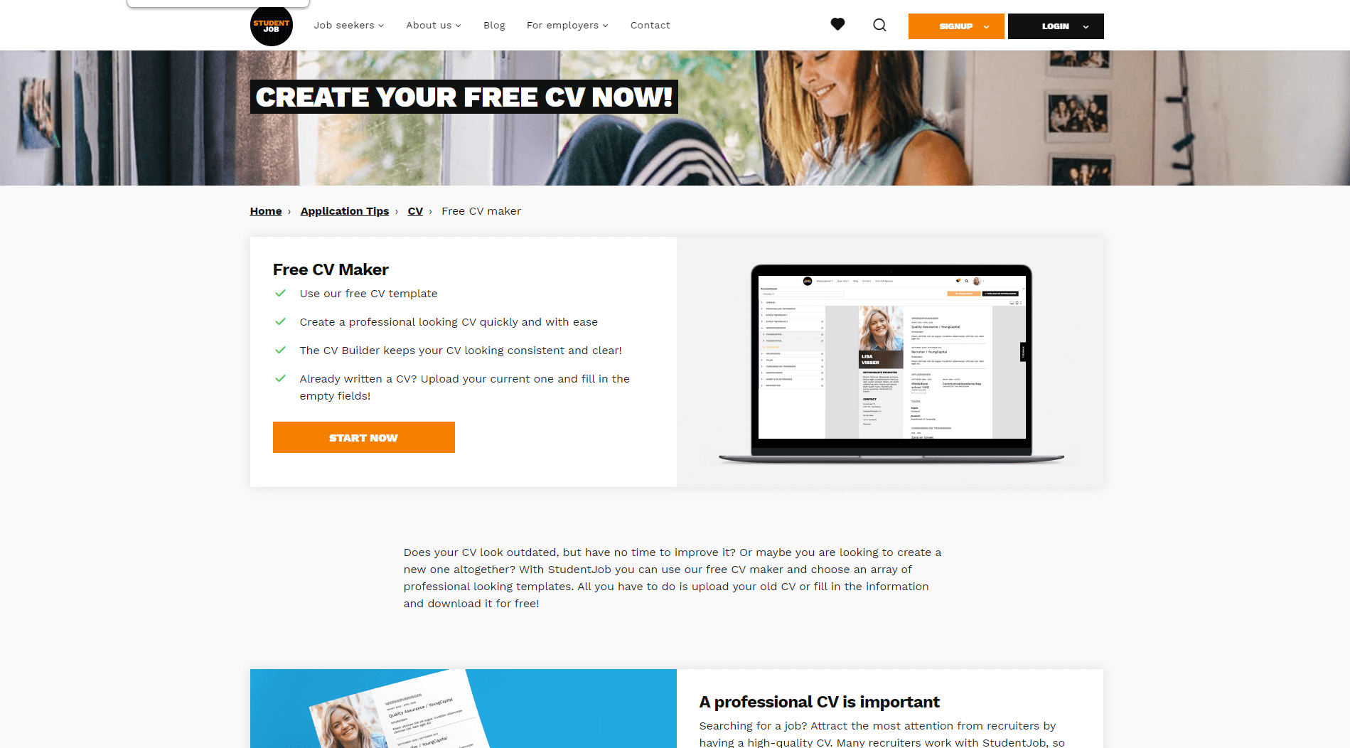 free cv maker