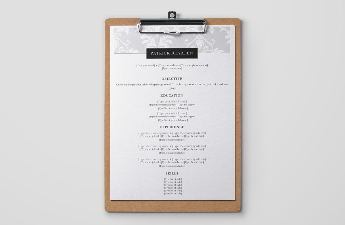 free pages resume templates 2021